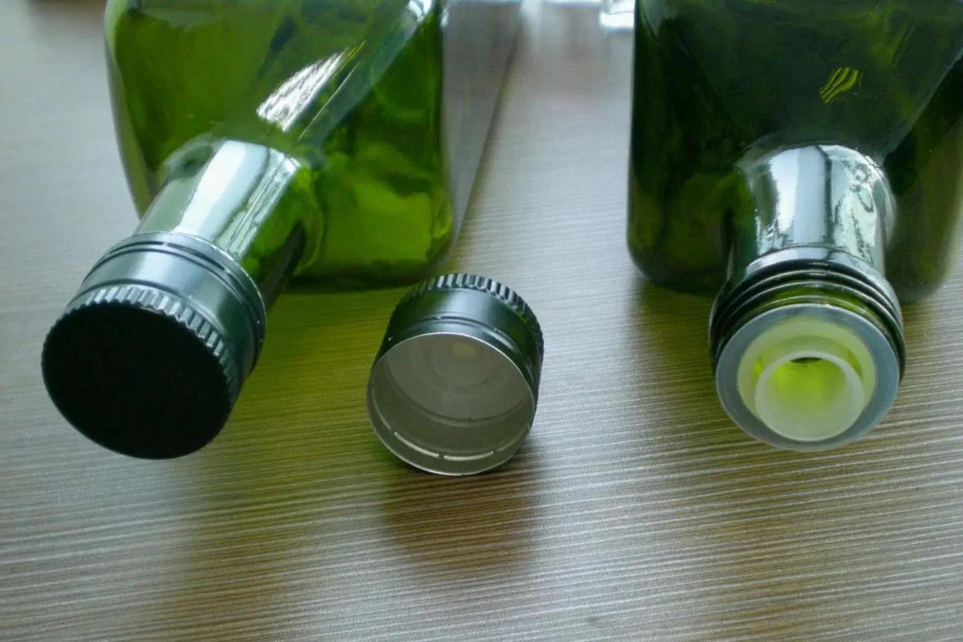 Olive Oil Closures — aluminium ROPP closures for Olive oil and edible oils